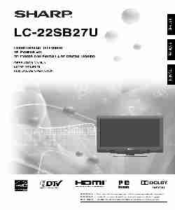 Sharp Flat Panel Television LC 22SB27U-page_pdf